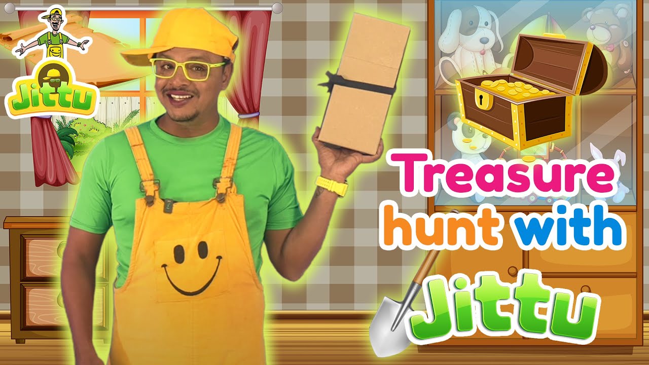 Treasure hunt with JITTU | Fun Treasure Hunt Adventure #treasurehunt #kidsvideos #edutainment