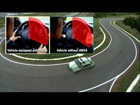 Nissan 4-Wheel Active Steering Technology - YouTube