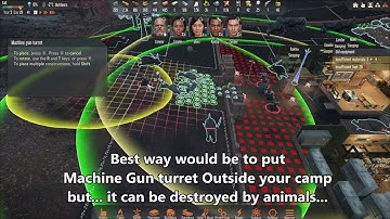 Stranded: Alien Dawn │FASTEST WAY to get MEAT Using MACHINE GUN TURRET