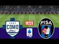 In Diretta Como Vs Pisa Serie A 2025 26 Streaming Completo Della Partita