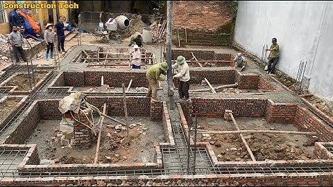 Modern Technology And Excellent Professional Skills To Build The Foundation For The Most Solid House