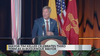 Tim Keller takes oath for third term as Albuquerque Mayor