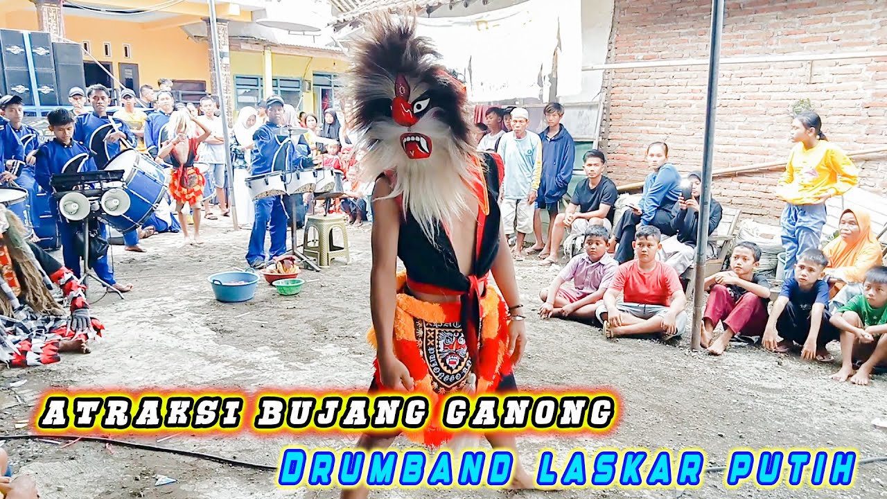 ATRAKSI BUJANG GANONG DRUMBAND LASKAR PUTIH | Tampil di Jatian - Pakusari