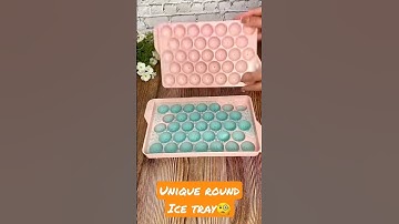unique round ice tray 😻#shorts #tools #product #gadgets #unique #weird