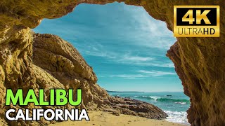 MALIBU BEACH - Relaxing Views (4K)  | #california #travel #explore #beach