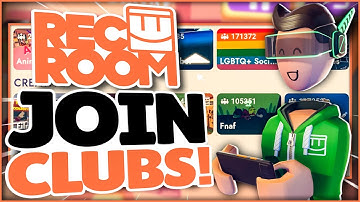 How To Join A Club In RecRoom
