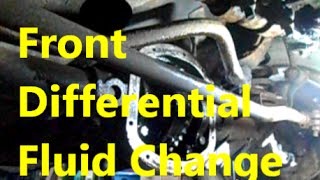 Front Differential Fluid Change on 1996 Jeep Cherokee XJ