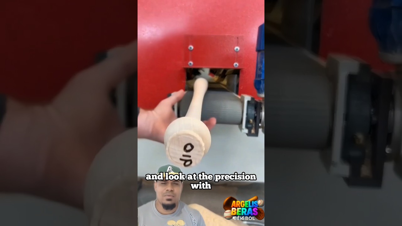 How baseball bats are made 💪🤔 #baseball #mlb #shorts