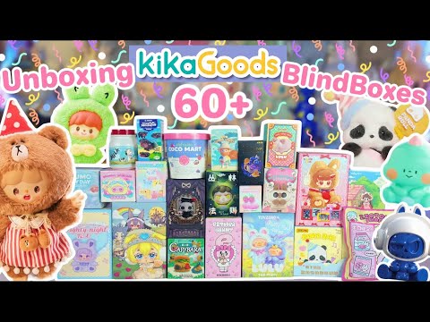 60+ KIKAGOODS BLIND BOX UNBOXING!! *♡* ZZOTTON, PLUSH, AND MORE!!
