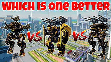 WR🔥 Ultimate Minos VS Arthur VS Ao Ming Titan Comparison |WR TEST||WAR ROBOTS|