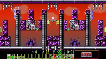 NeoLemmix Introduction Pack (Advanced Training 22): Just As He Was About To Fall