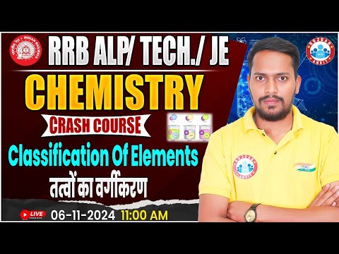 RRB JE Science | RRB ALP, Technician Science | Classification of Elements | Science For Railway Exam