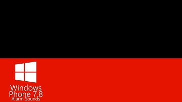 Windows Phone 7.8 Alarm Sounds