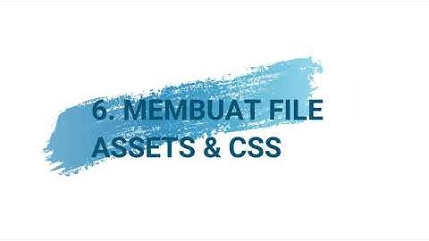 Cara membuat Template Web Sederhana || Web Programming || UBSI