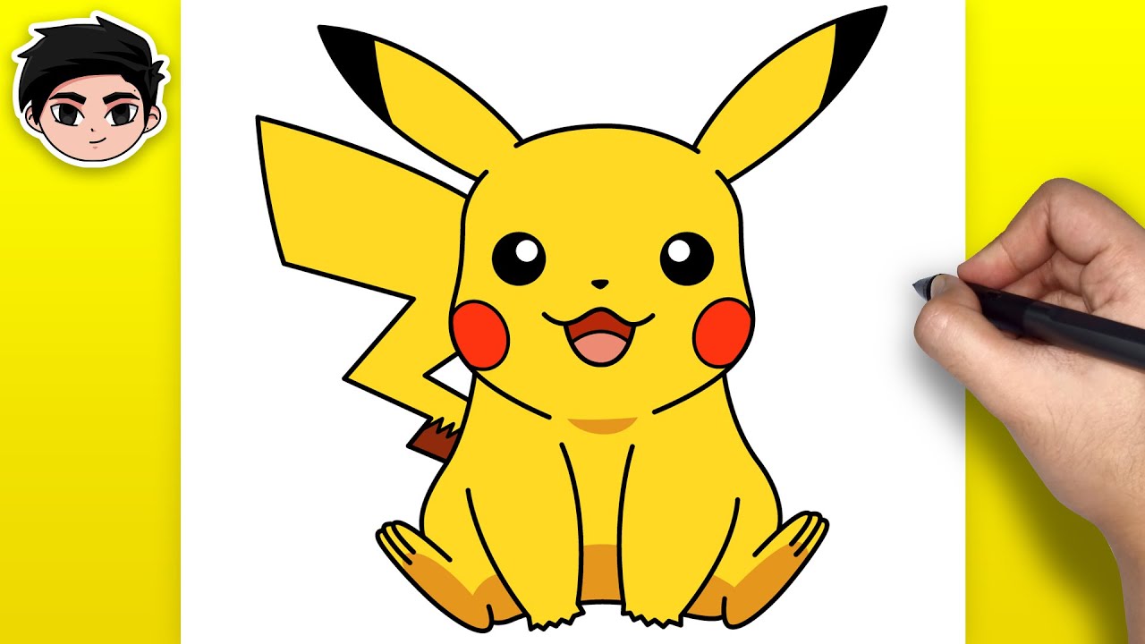 Projeto Desenhista - Eaii! 😜 Gosta do Pikachu? Haha Um passo a passo bem  legal para desenhar ele. 😆😆