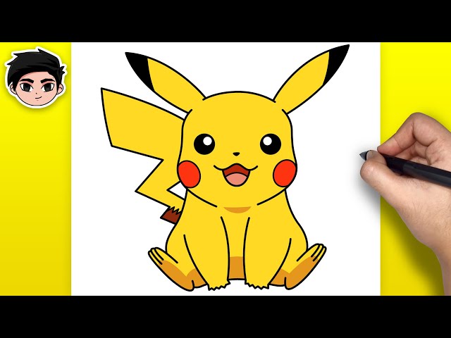 COMO DESENHAR O PIKACHU KAWAII FÁCIL⚡ 