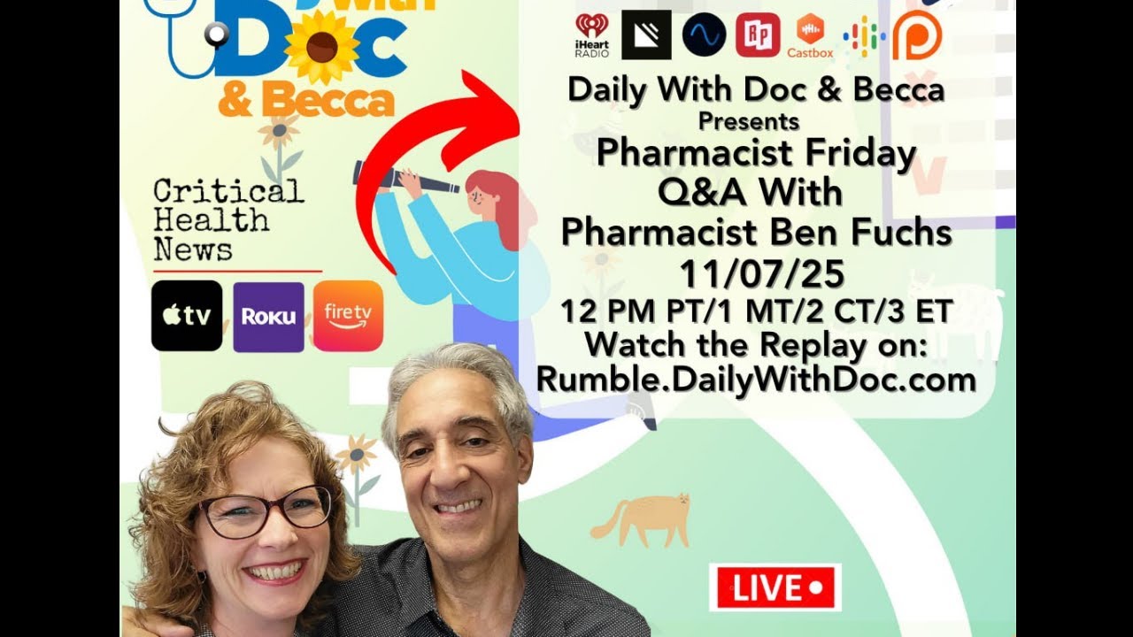 ⁣Live Today ❕❗️Pharmacist Ben Answers Your Burning Questions DWD 11/7/25