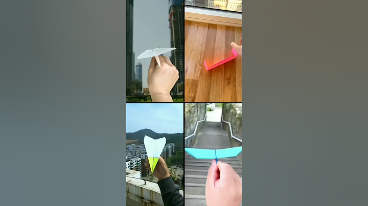 4 Amazing Flying objects using Paper (TUTORIAL)