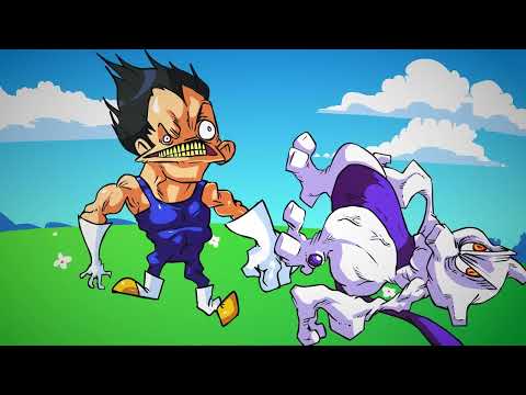 vegeta vs mewtwo (INSANELY awesome toon!)