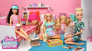 Barbie Princess Adventures Sleepover Story  Titi Games