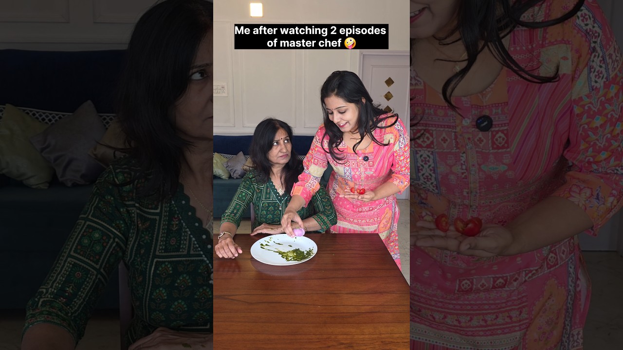 "Master chef thoda zyada dekh liya." 🤣😉🤪 