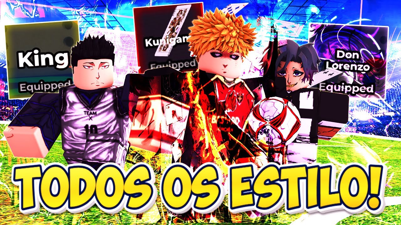 USEI TODOS OS ESTILOS do BLUE LOCK RIVALS *QUAL É O MELHOR?!* #NARUTO50K!!