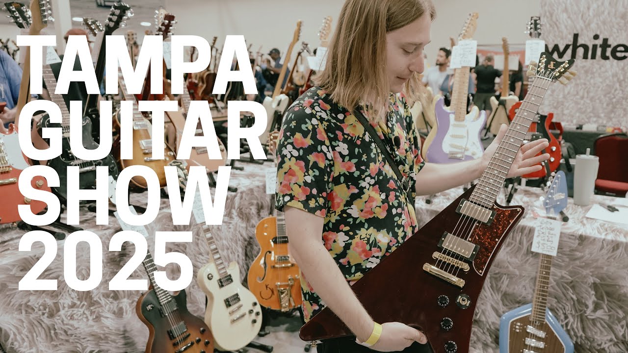 I Found the Coolest Guitar at The Tampa Guitar Show 2025! - YouTube