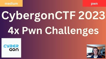 CybergonCTF 2023 Writeups (4x pwn)