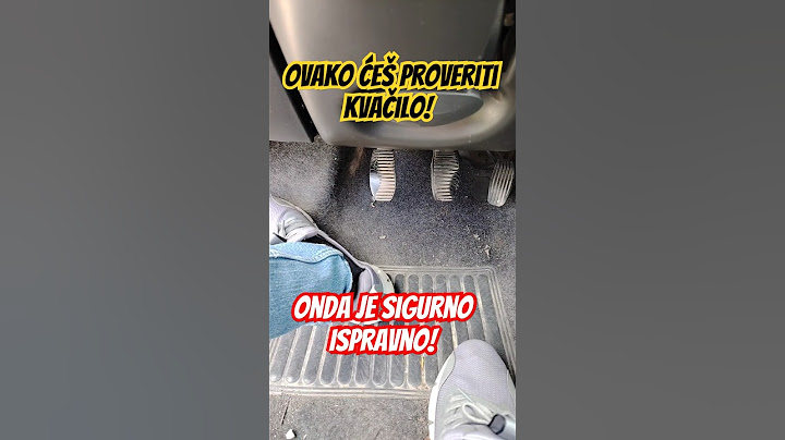 Kako proveriti kvacilo kad kupujes auto.