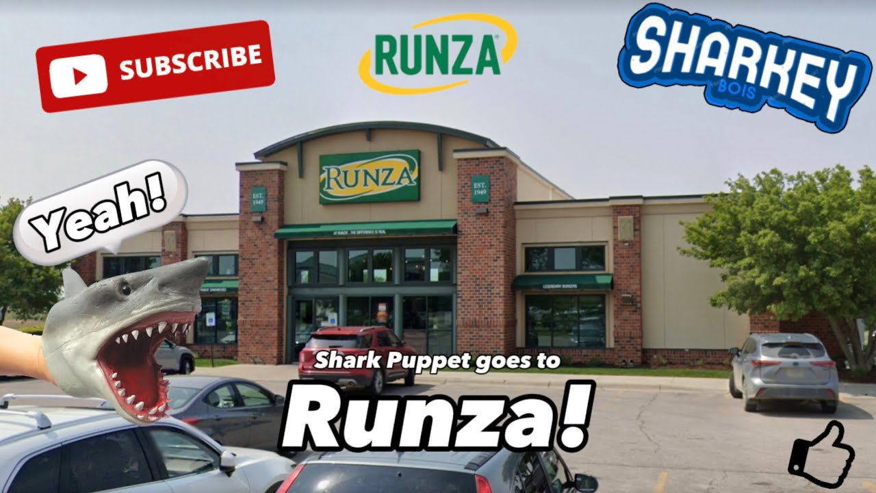 Shark Puppet Goes to Runza!/ Vlog