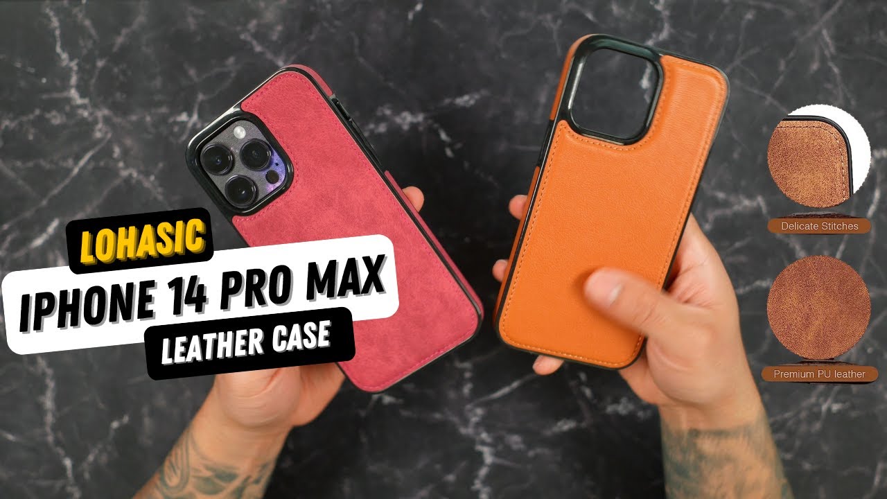  LOHASIC Magnetic Case for iPhone 14 Pro Max Leather