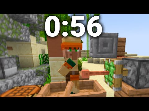 Minecraft Villager F*cker Speedrun WORLD RECORD (0:56)