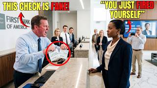 Bank Manager Tears Up Black Woman's $20M Check — 5 Minutes Later, He Learns She Owns the Bank