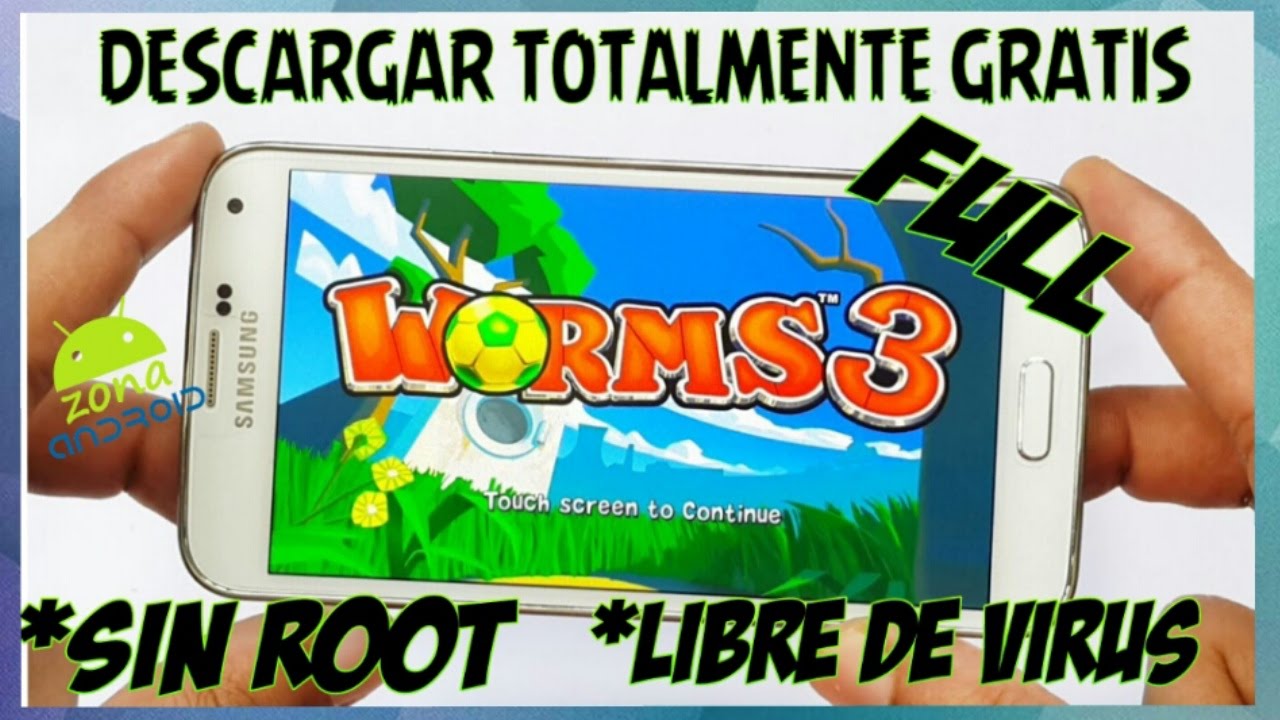 DESCARGAR WORMS 3 APK+DATOS OBBOCTUBRE 2015 YouTube