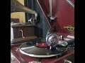 美空 ひばり ♪青葉の笛♪ 1955年 78rpm record. Columbia Model No G ー 241 phonograph