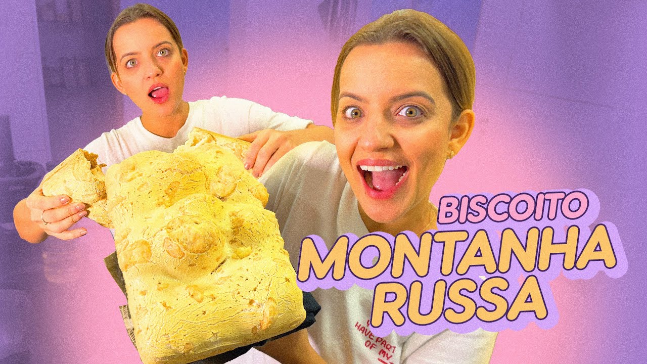 FIZ O BISCOITO MONTANHA RUSSA MUITO FÁCIL!!! COZINHA DA FU