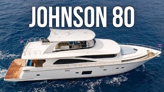 Touring a $4,175,000 Yacht | Johnson 80 Flybridge Yacht Tour
