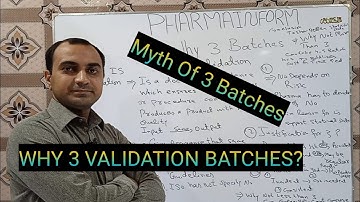 Why We Use Three Batches For Validation | Myth Of 3 Validation Batches