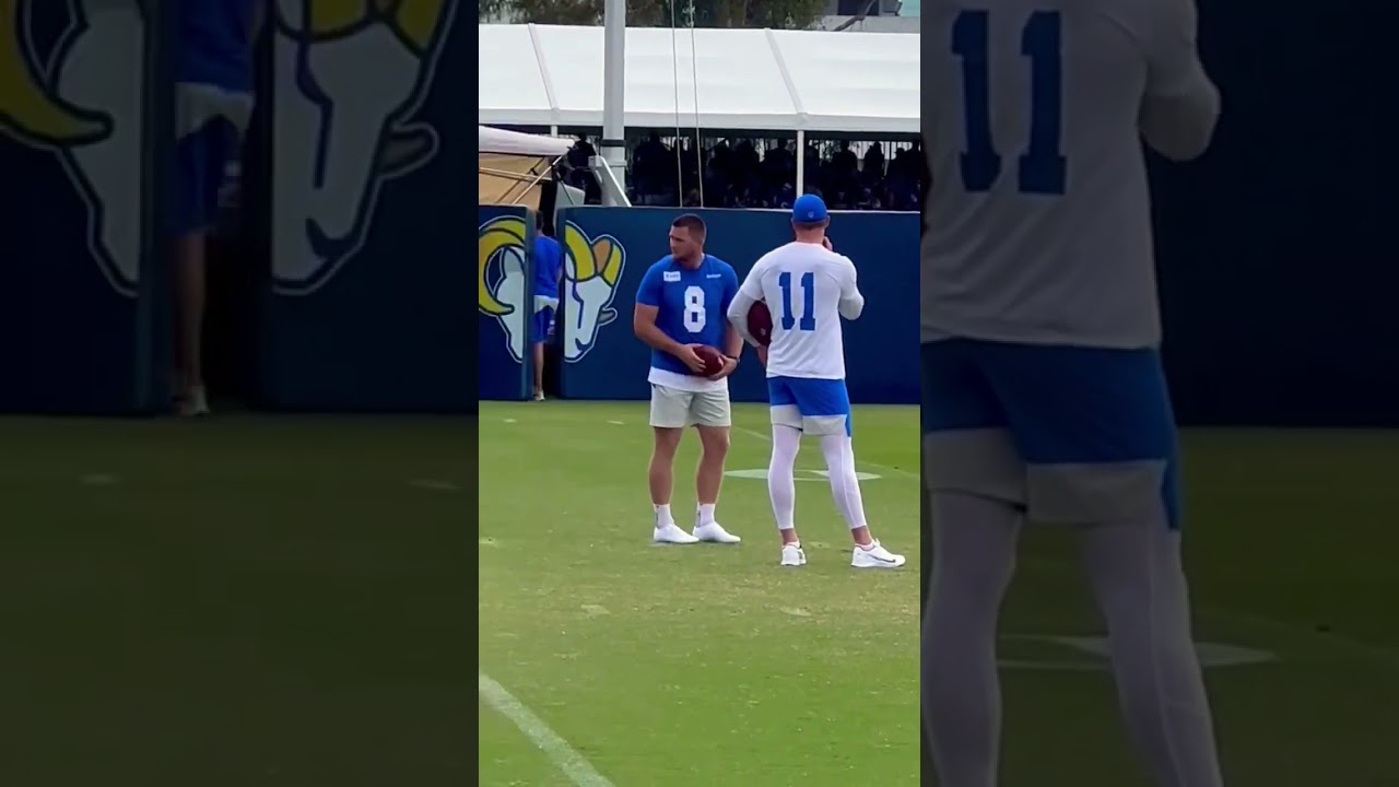 LOS ANGELES RAMS TRAINING CAMP AT UNIVERSITY OF CALIFORNIA IRVINE