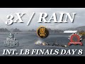 3x v rain  king of the sea xvi lb international finals world of warships