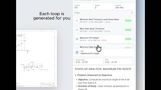 Automatically Generated Tolerance Loops | HERA | Tolerance Stack Up Analysis Feature