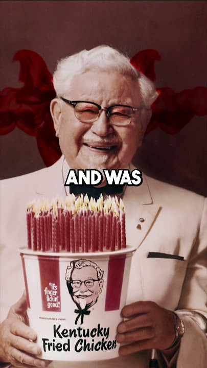 Why KFC SUED their Founder (EVIL)