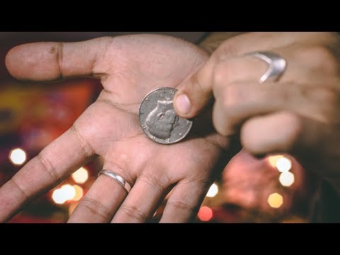Visual Coin VANISH (easy coin magic tutorial)