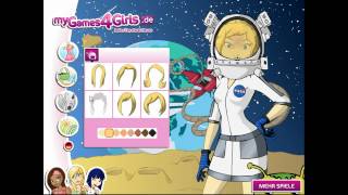 Astronaut Anziehspiel - Mädchen Spiele screenshot 4