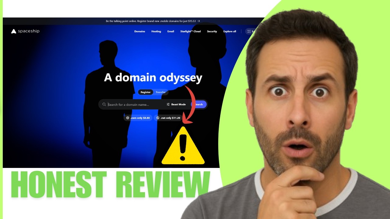 Spaceship.com Review | Legit Domain Hosting Website? - YouTube