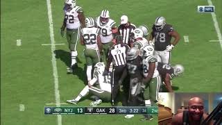 Raiders vs. jets 2017 highlights [ reaction ]