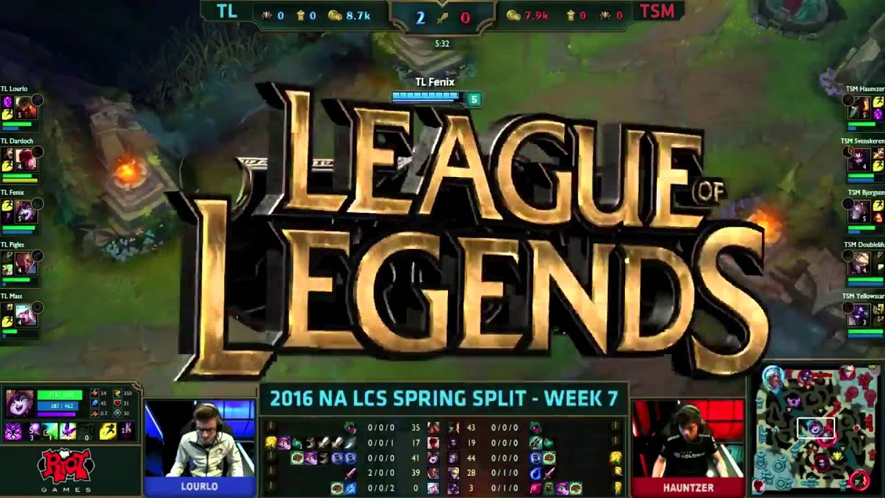 TL vs TSM (LCS 2016 NA W7D2)