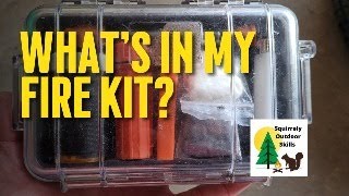 Waterproof fire kit