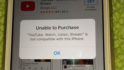 How to fix Unable to purchase youtube on iphone 4s?|LeaTV