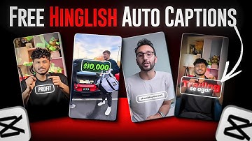 How to Create FREE Hinglish Subtitles in CapCut (Easy & Fast!)